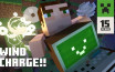 Mojang представила новую функцию Wind Charge в Minecraft