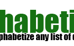 List Alphabetizer
