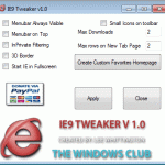 IE9 Tweaker