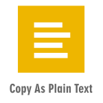 Copy Plain Text