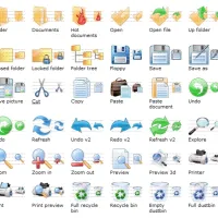 Vista Toolbar icons