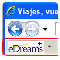 eDreams Buscador de vuelos Toolbar