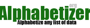List Alphabetizer
