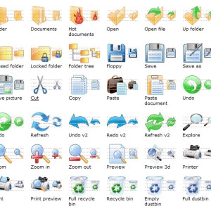 Vista Toolbar icons