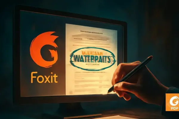 Add Watermark in PDF Using Foxit PDF Reader
