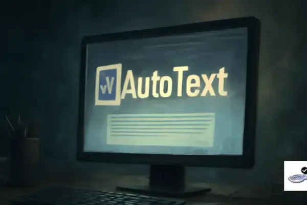 What is AutoText in Word 2013