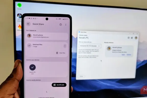 Quick Share Enhances Android-Window File Transfers