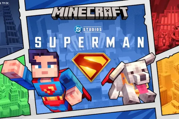 Superman DLC Launches in Minecraft with Iconic Features