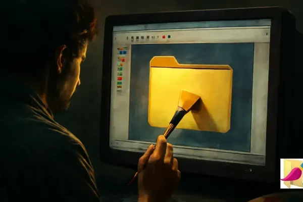 How to Make a Folder Icon in Paint - Folder Painter