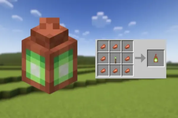 Copper Lantern Illuminates Minecraft with Vintage Charm