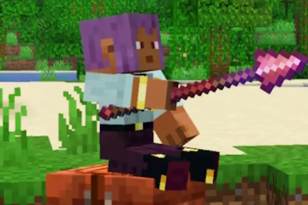 Minecraft Snapshot 25w42a Buffs the Spear