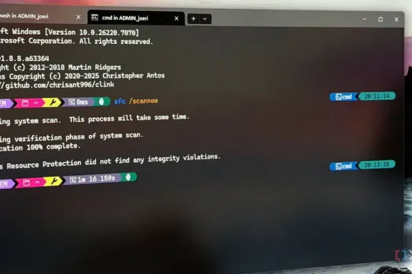 OhMyPosh Enhances Windows Terminal with Vibrant Themes