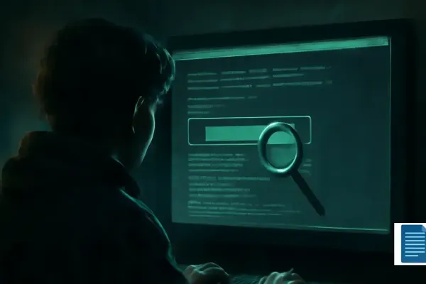 Searching in a Text File Editor