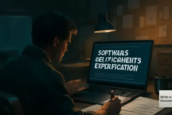 How to Write a Software Requirements Specification - Write-a-Document