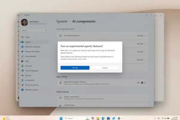 Microsoft Adds Agentic Features to Windows 11