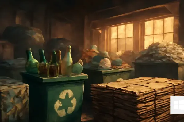 Examples of Recycled Materials - Materiales