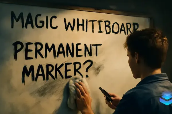 Remove Permanent Markers from Your Whiteboard