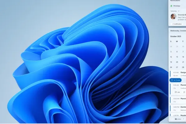 Microsoft Adds Agenda View to Windows 11 Notifications