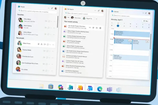 Microsoft Streamlines Workflow with New Taskbar Apps