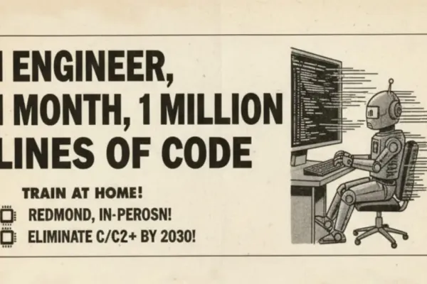 Microsoft Targets C and C++ Phase-Out by 2030 in Windows