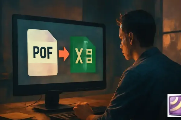 Convert PDF to Excel using Foxit PhantomPDF