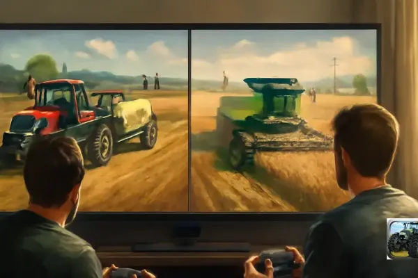 Split Screen on Farming Simulator 19 - PS4 Guide Split Screen on Farming Simulator 19 - PS4 Guide