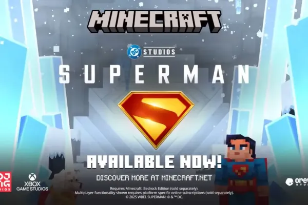Superman Expands Business Reach with Minecraft DLC Launch