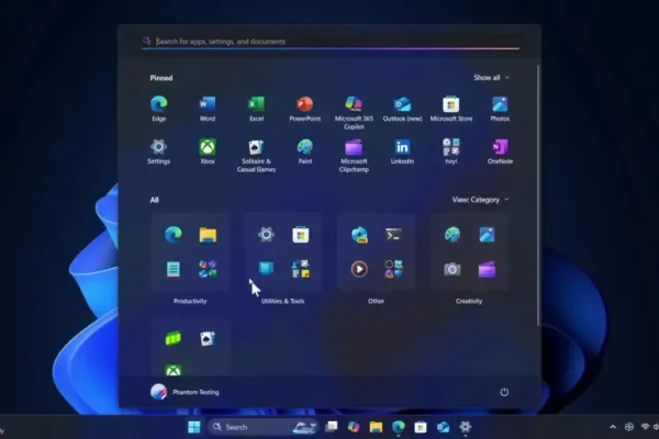 Windows 11 Update Enhances Start Menu Functionality