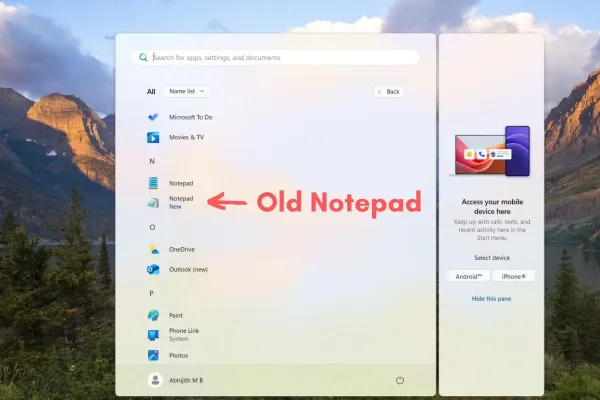 Notepad Remains Key in Windows 11 Despite Updates