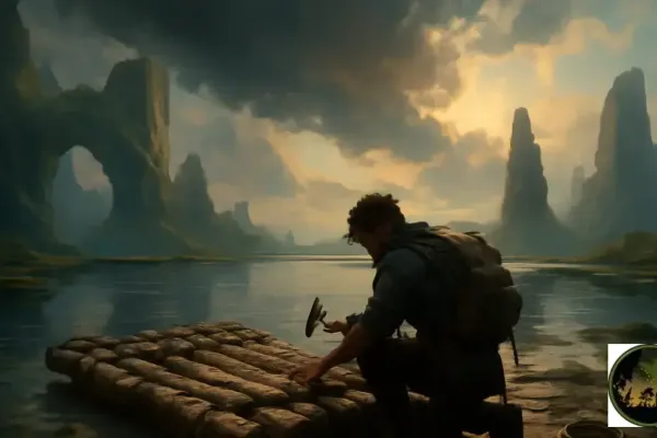 Craft a Raft in Unreal World for Exploration