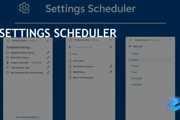 PowerToys for Windows 11 to Add User-Friendly Settings Scheduler Feature