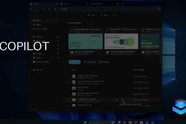 Copilot интегрирован в Windows 11 для повышения продуктивности