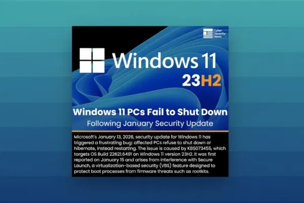 Windows 11: Shutdown Bug Fixed with Update KB5077797