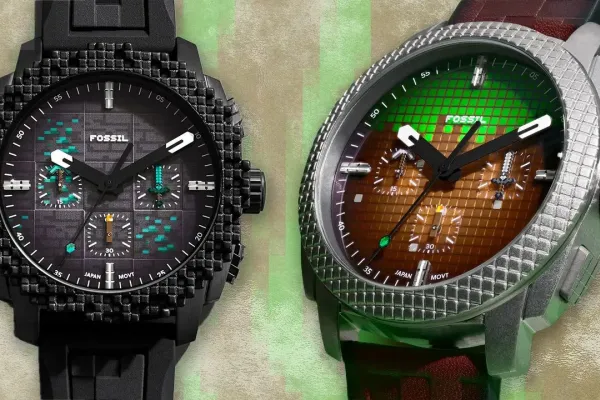 Fossil Debuts Limited Edition Minecraft Watches Collection