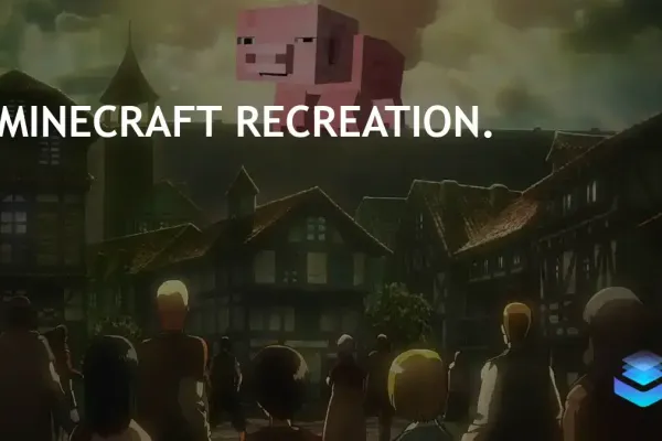 Minecraft Player Recreates Attack on Titan Anime Locales in Stunning Detail
