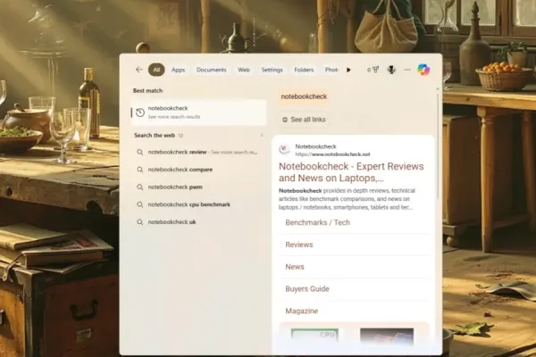 WindowsSearch May Soon Use Your Preferred Browser, Search Engine