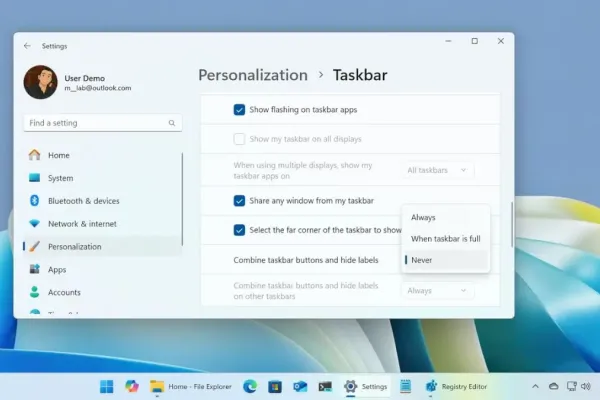 Enhancing Taskbar Efficiency in Windows 11