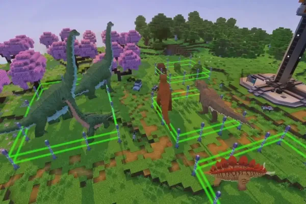 Jurassic World Brings Dinosaurs to Minecraft Universe