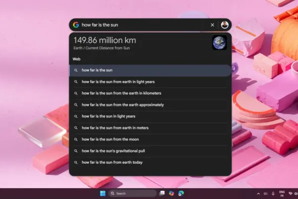 Google App for Windows Enhances Search Experience