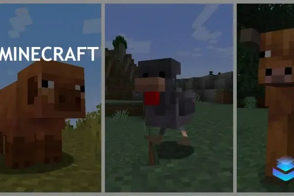 Minecraft Introduces Exciting Animal Variants in Game Update