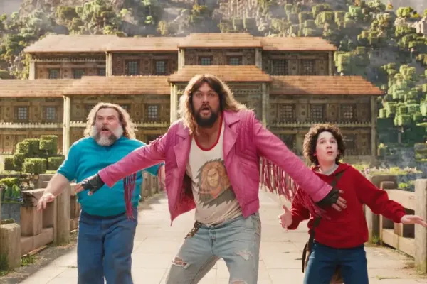 Warner Bros Crafts Minecraft Movie with Microsoft