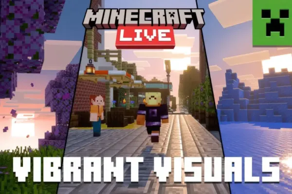 Minecraft Set to Enhance Experience with Vibrant Visuals