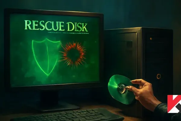 How to Run Kaspersky Rescue Disk from CD