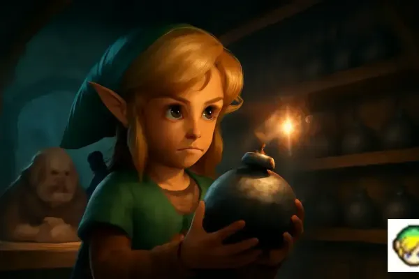 Get Bombs in Legend of Zelda: Link's Awakening