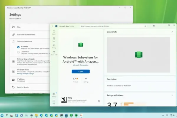 Windows 11 Ends Native Android App Support