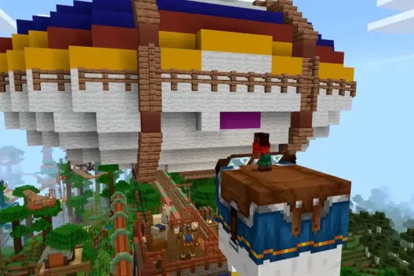 Minecraft's New Happy Ghasts Enhance Exploration