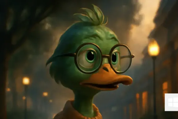 Find Out the Duck's Name in Chicken Little