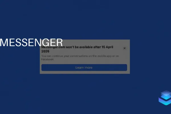 Meta закрывает сайт Messenger
