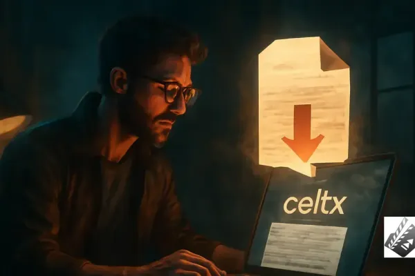 How to Export Your Script with Celtx