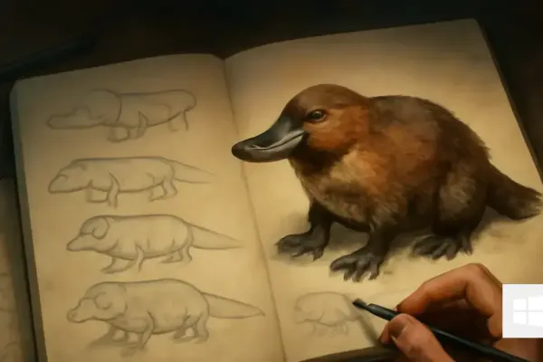 How to Draw a Realistic Platypus